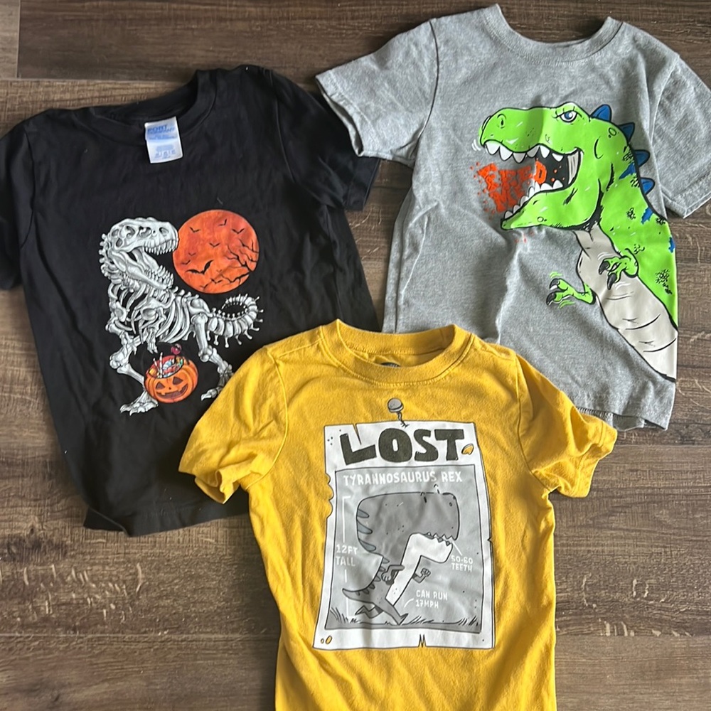 Boys dinosaur shirts